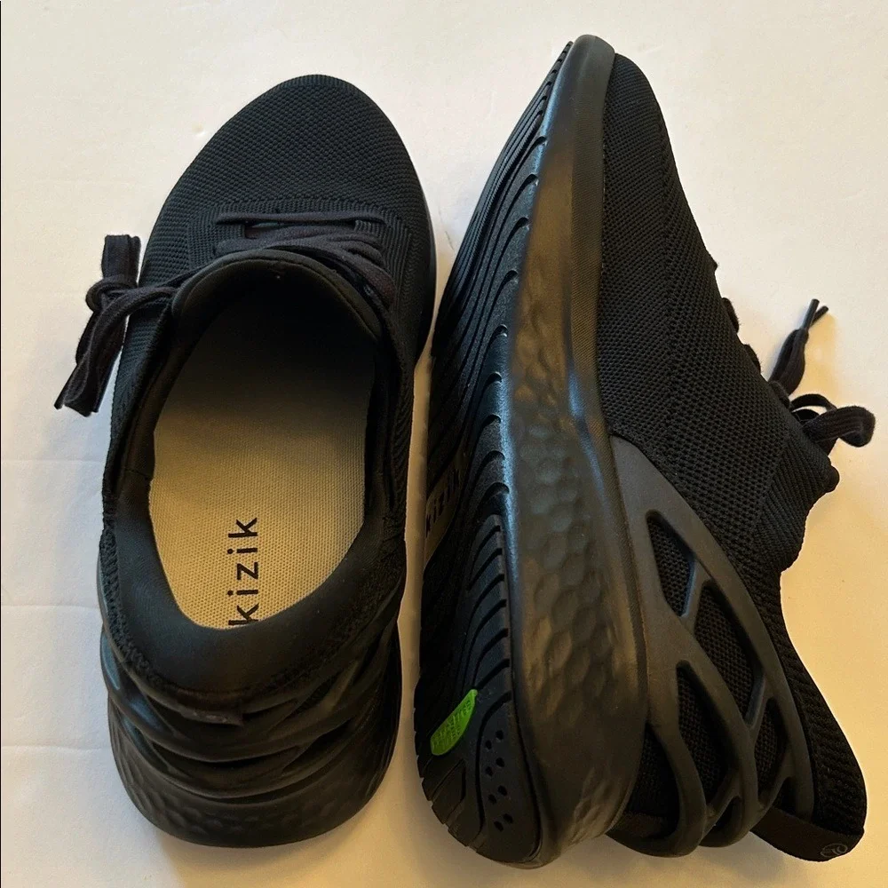 Kizik Athens Women's Black Sneakers Sz 11W‎ NWOT PRM